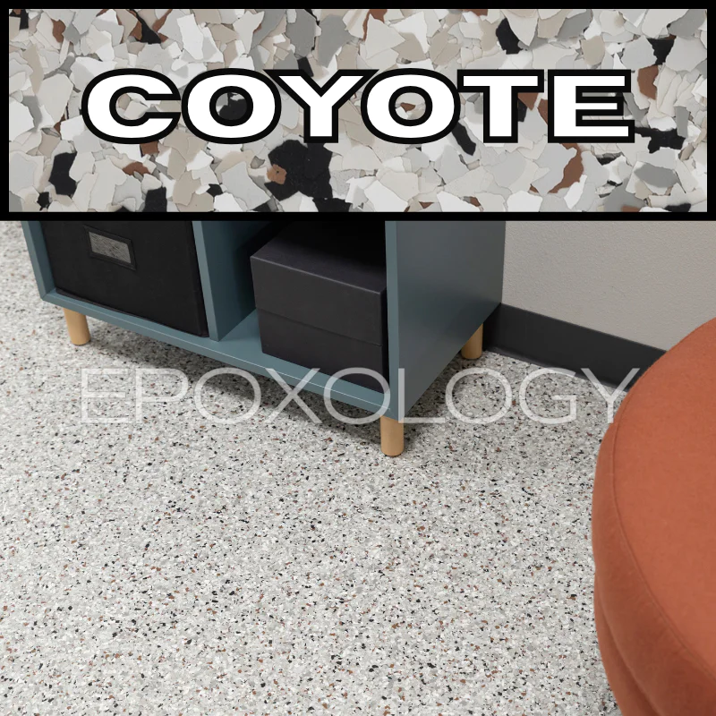 Blends 9 Flake card Coyote