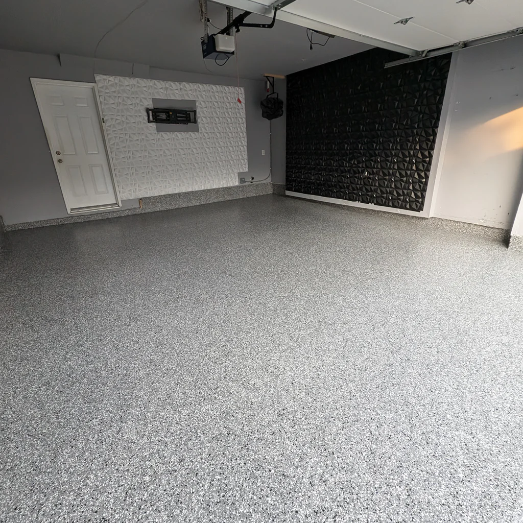 Epoxology Canada floor coating project with smooth finished surface